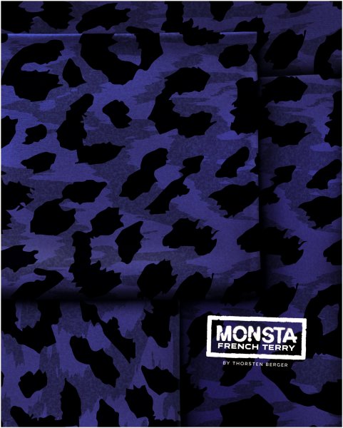 French Terry Thorsten Berger Monsta, Leo, blau