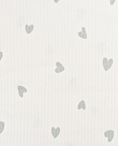 Ripp-Jersey Baby Ripp Herzen old green