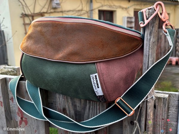 Vintage Lederimitat Mirco - marine