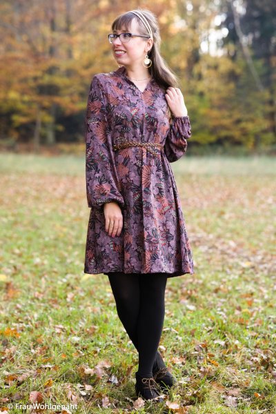 Viskose Webware Indian Summer by Bienvenido Colorido bordeaux