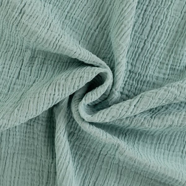 Double Face Musselin dusty green / dusty mint
