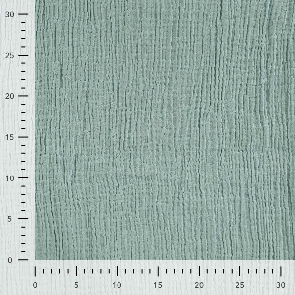 Double Face Musselin dusty green / dusty mint