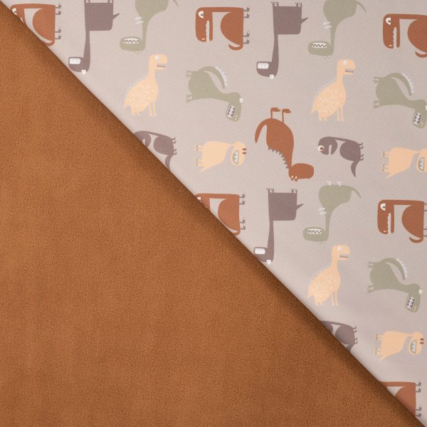 Softshell Dinosaurier auf grau