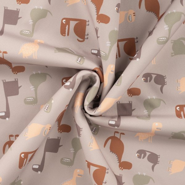 Softshell Dinosaurier auf grau