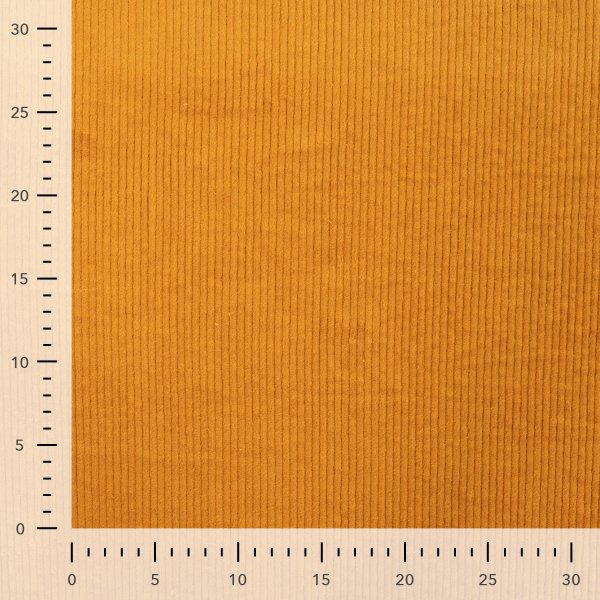 WASHED CORD 8W STRETCH  - goldbraun