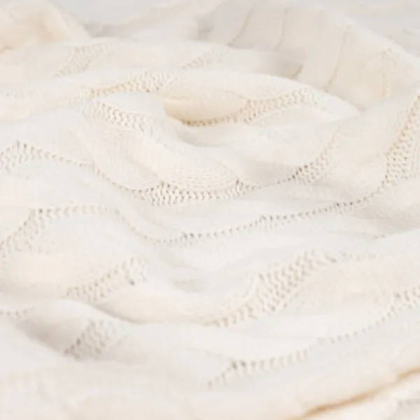 Strickstoff„Nordic Cable Matilda“ – Zopfmuster,  ecru